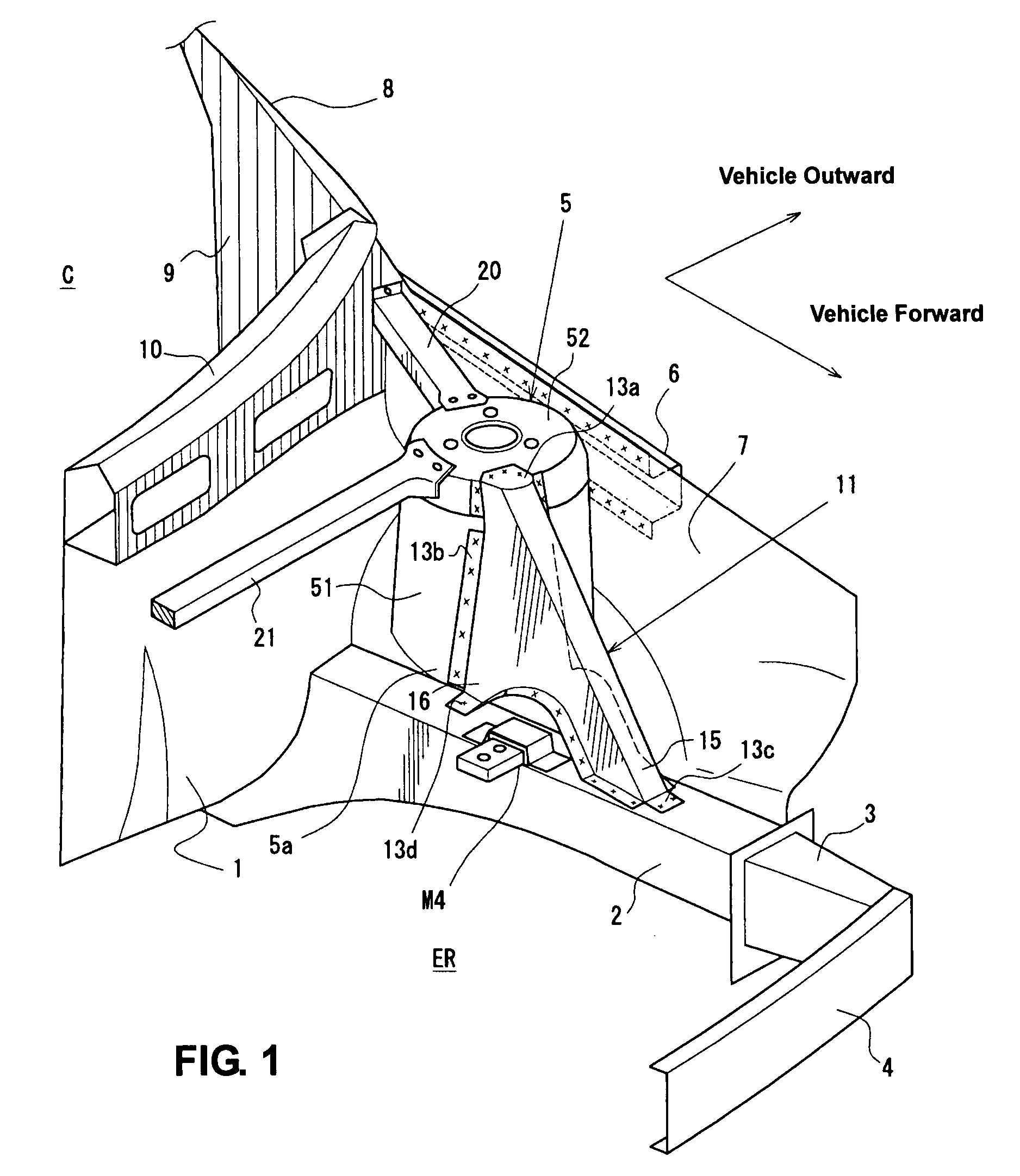 Vehicle front body structure