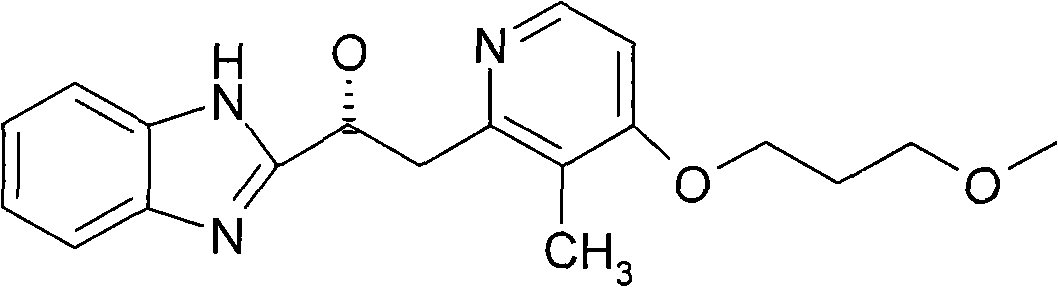 Medical composition containing dextro-Rabeprazole and preparation method thereof