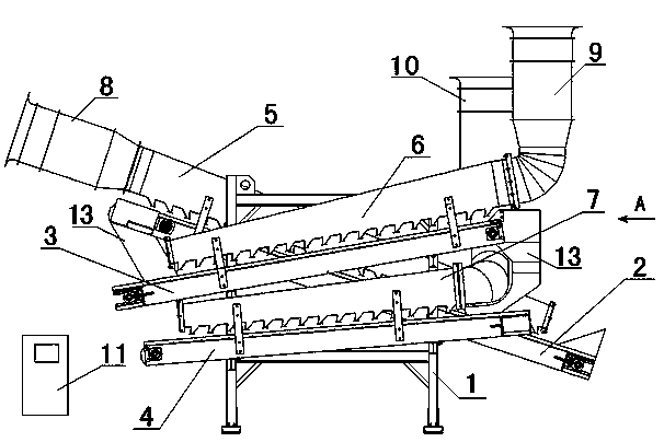 Workblank forging air cooling process for automobile engine connecting rod and air cooling equipment of workblank forging air cooling process