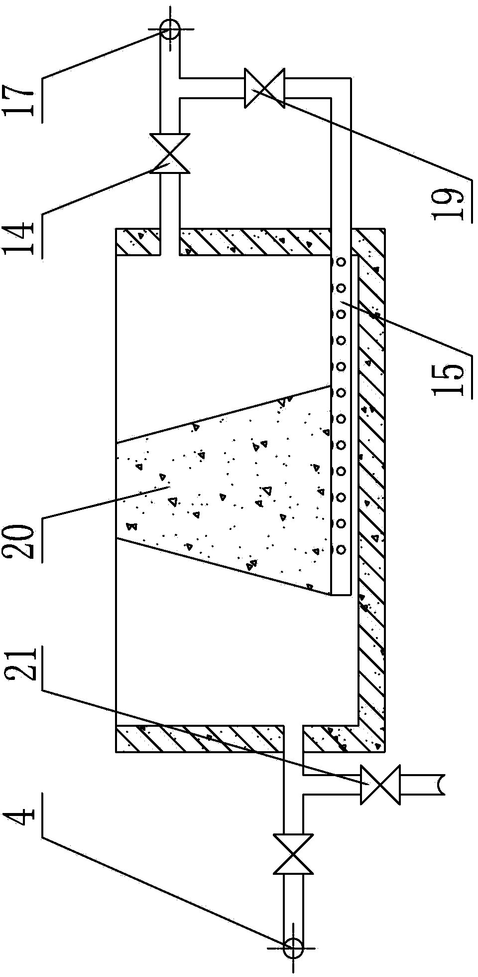 Method for treating sewage by using artificial wetland