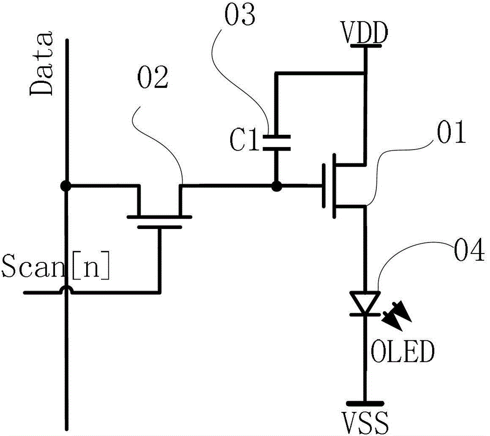 A display device and pixel circuit thereof