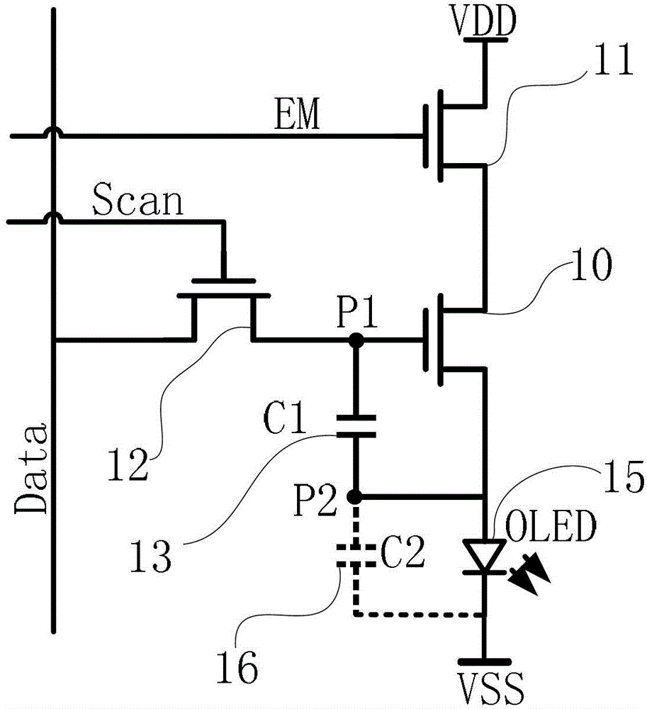 A display device and pixel circuit thereof