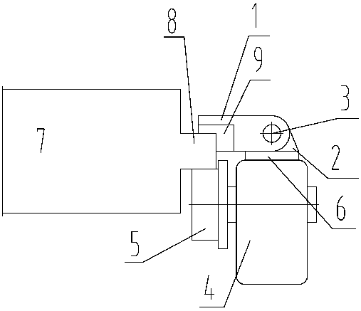 Device and method for preventing sand box from retrograding