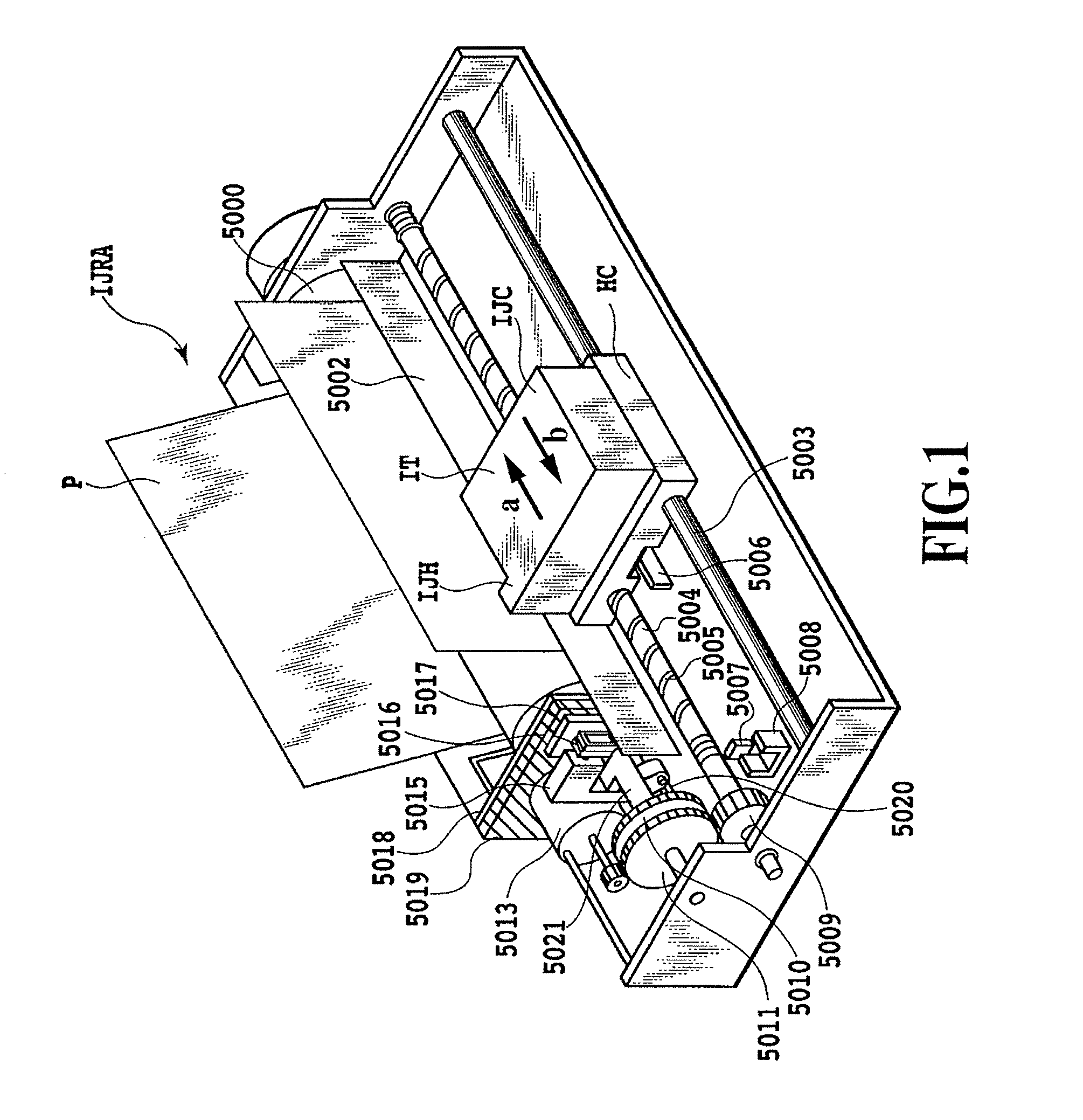 Data processing method and ink jet printing apparatus