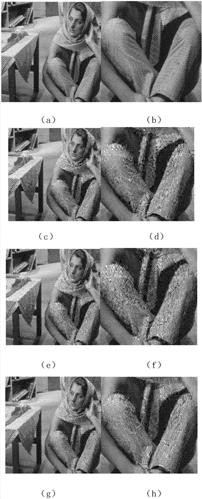 Non-convex compression perception optimization reconstruction method based on sketch representation and structured clustering