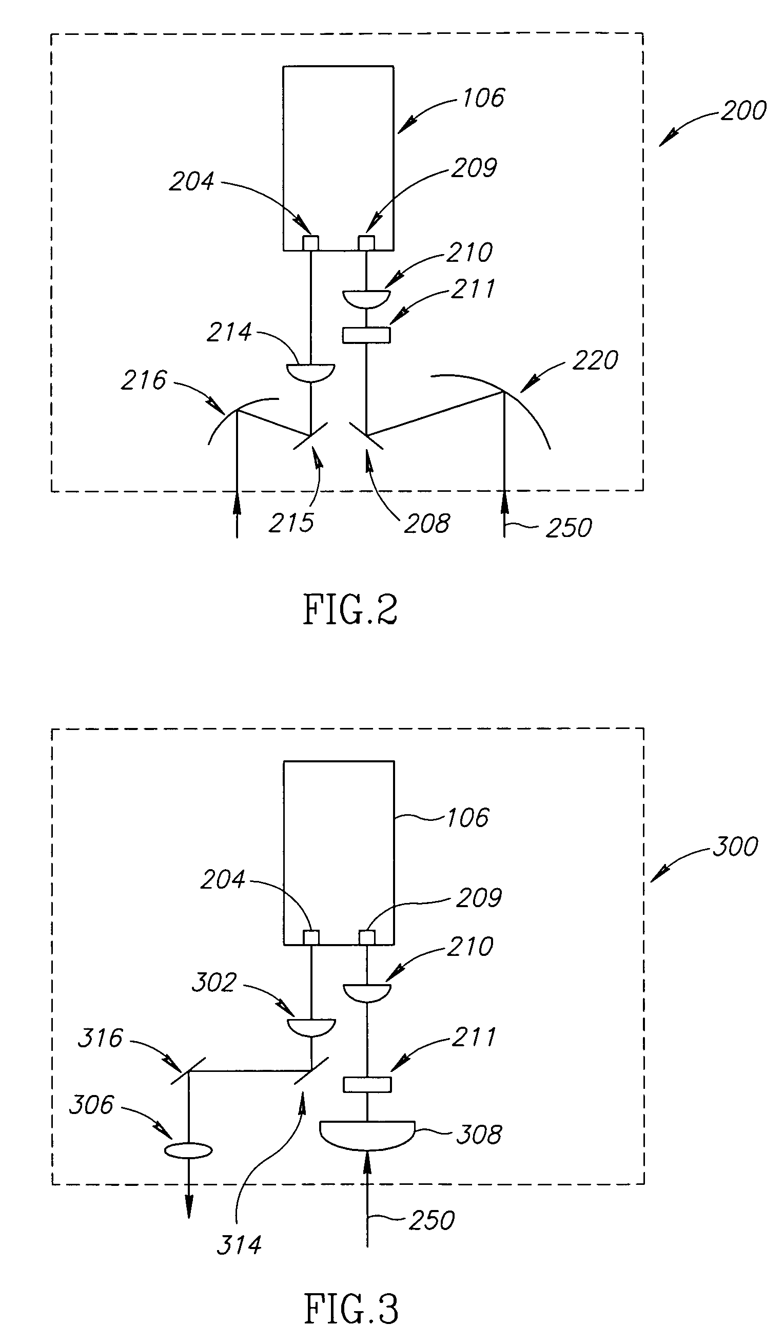 Miniature optical free space transceivers