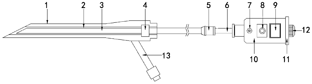 Negative-pressure thoracocentesis remaining needle