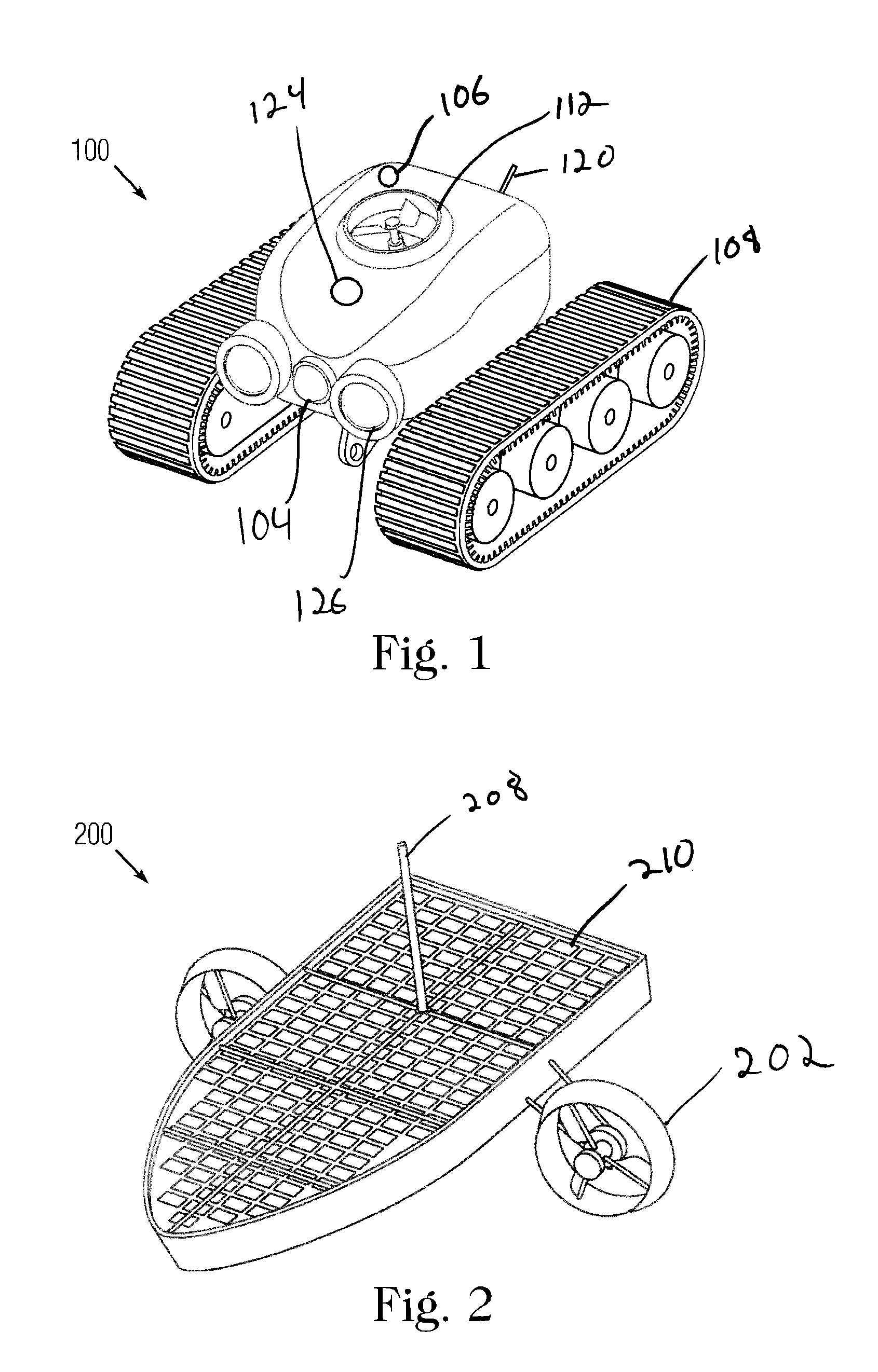 Water environment mobile robots