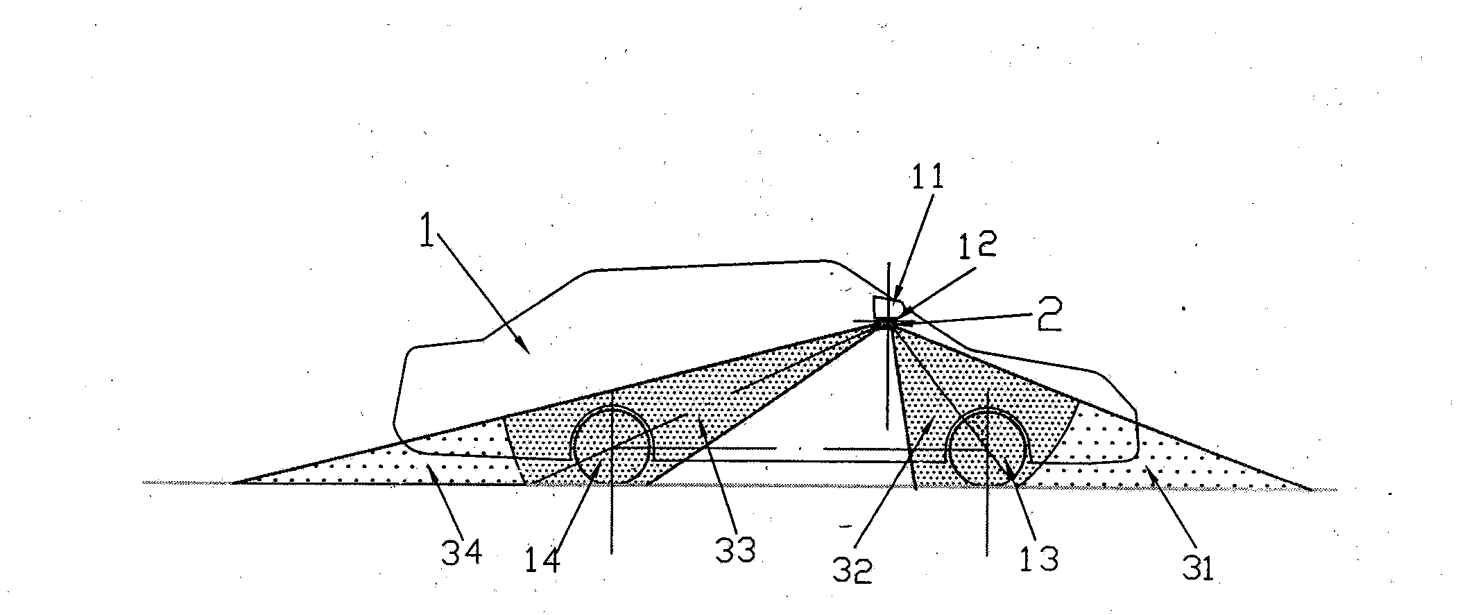 Automobile with function of preventing harassment of dogs