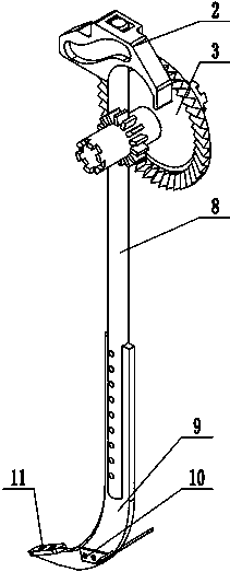 A vibrating subsoiling mechanism