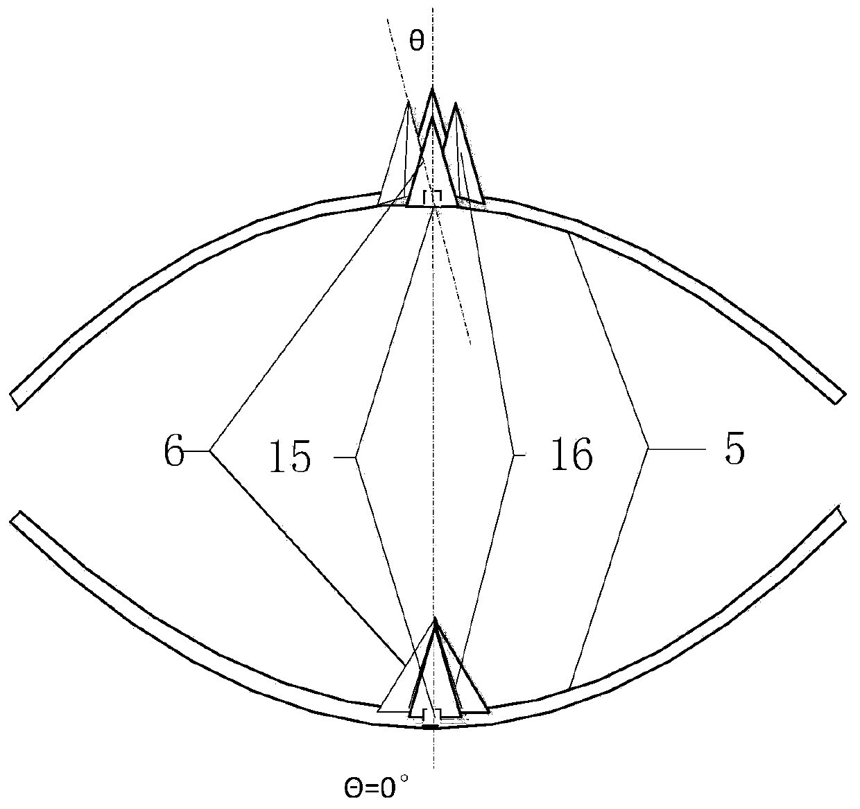 Heat sink with jumping diaphragm