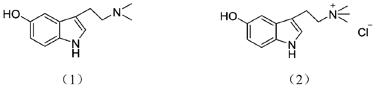 Synthesis method of bufotenin and quaternary ammonium salt thereof and application in preparation of analgesic and anti-inflammatory drugs