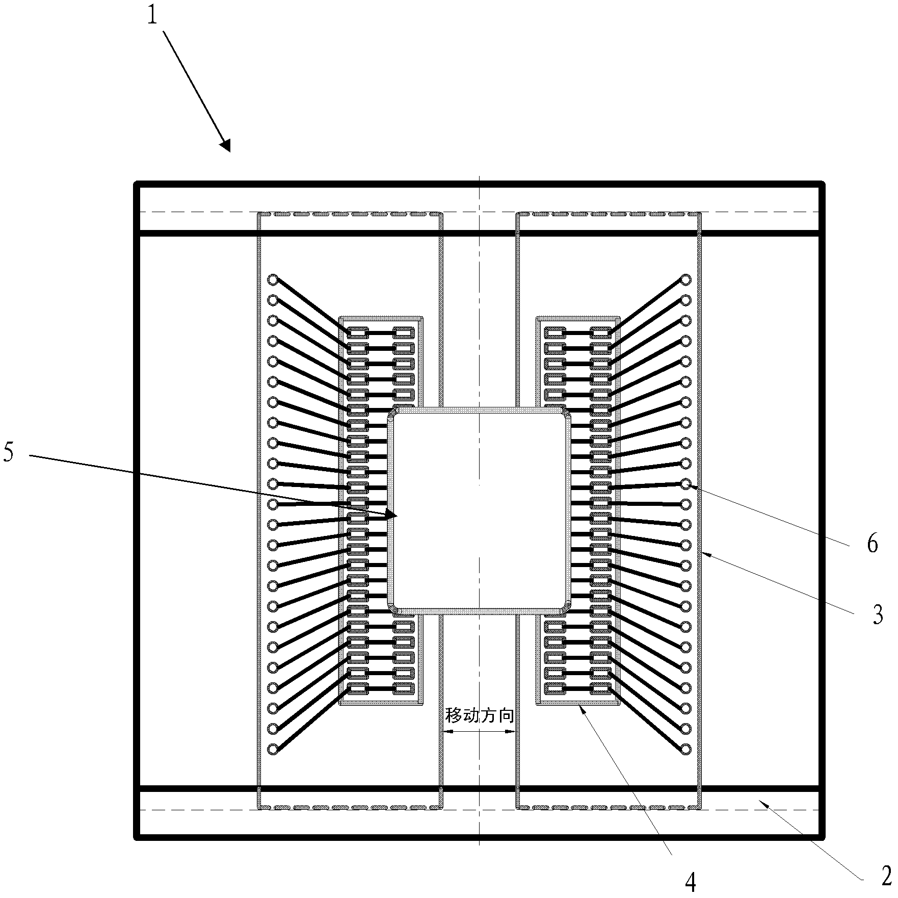 Testing clamp for mixing circuit