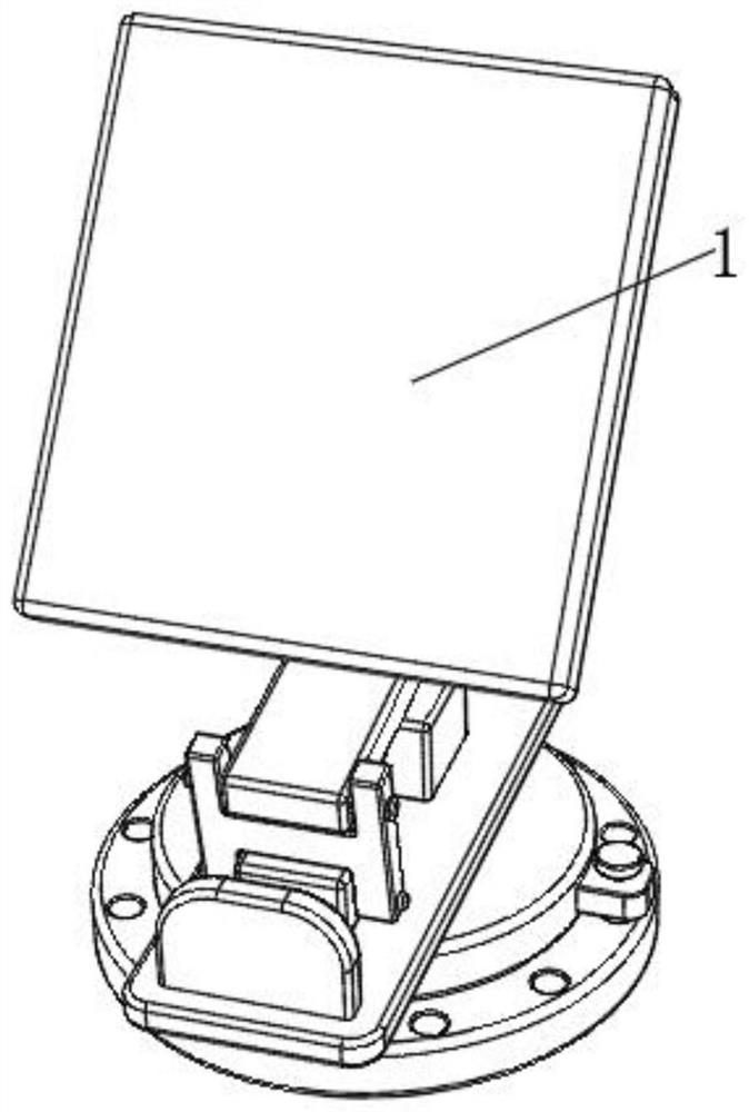 Steering and angle adjusting device of solar cell panel