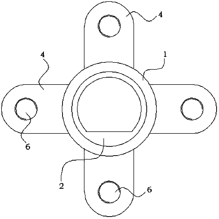 Connector type steel pipe scaffold