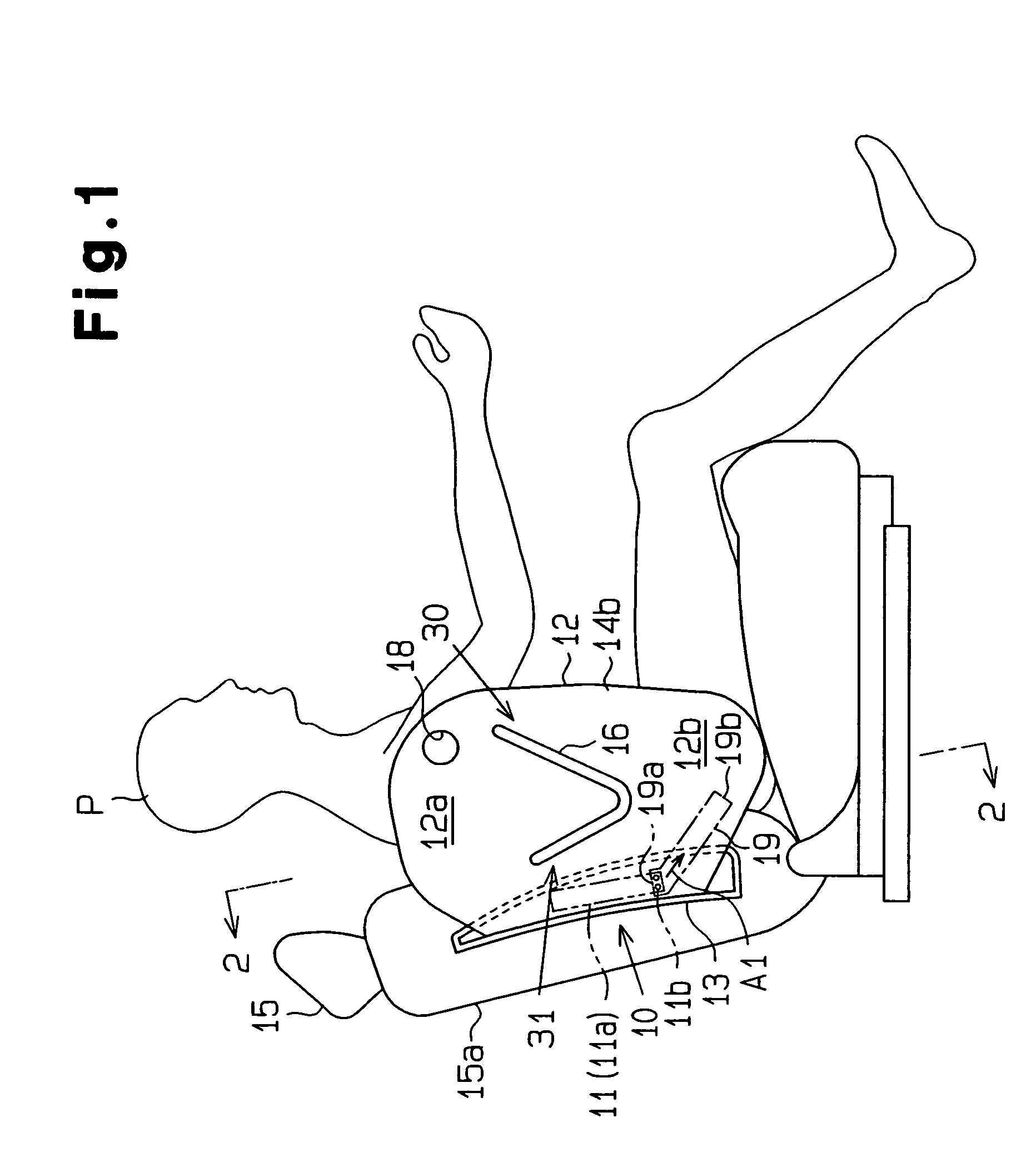 Side airbag device