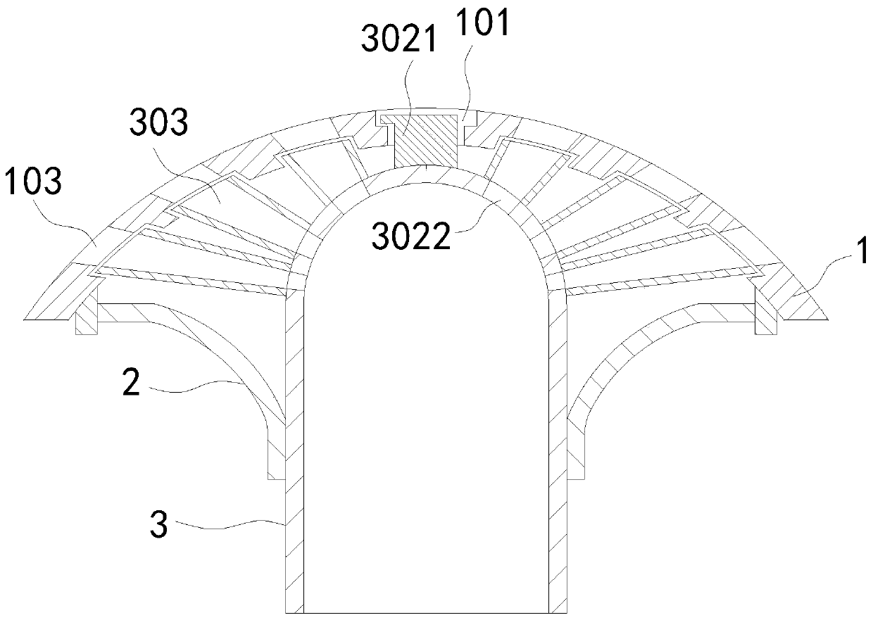 A medical fumigation adjustable atomizing head and its application method