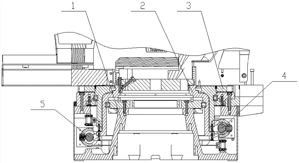 Hollow shaft goniometer device