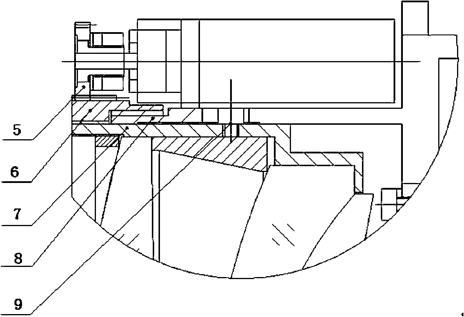 High-magnifying long-focus zooming camera lens