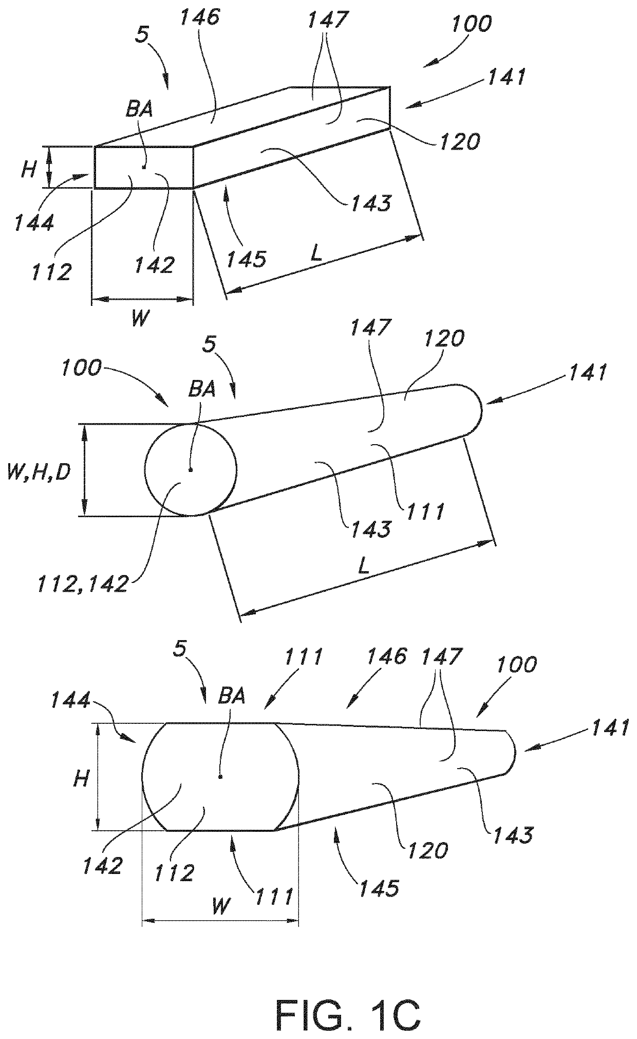 Multiple pumping luminescent rod configuration for obtaining ultra-high brightness