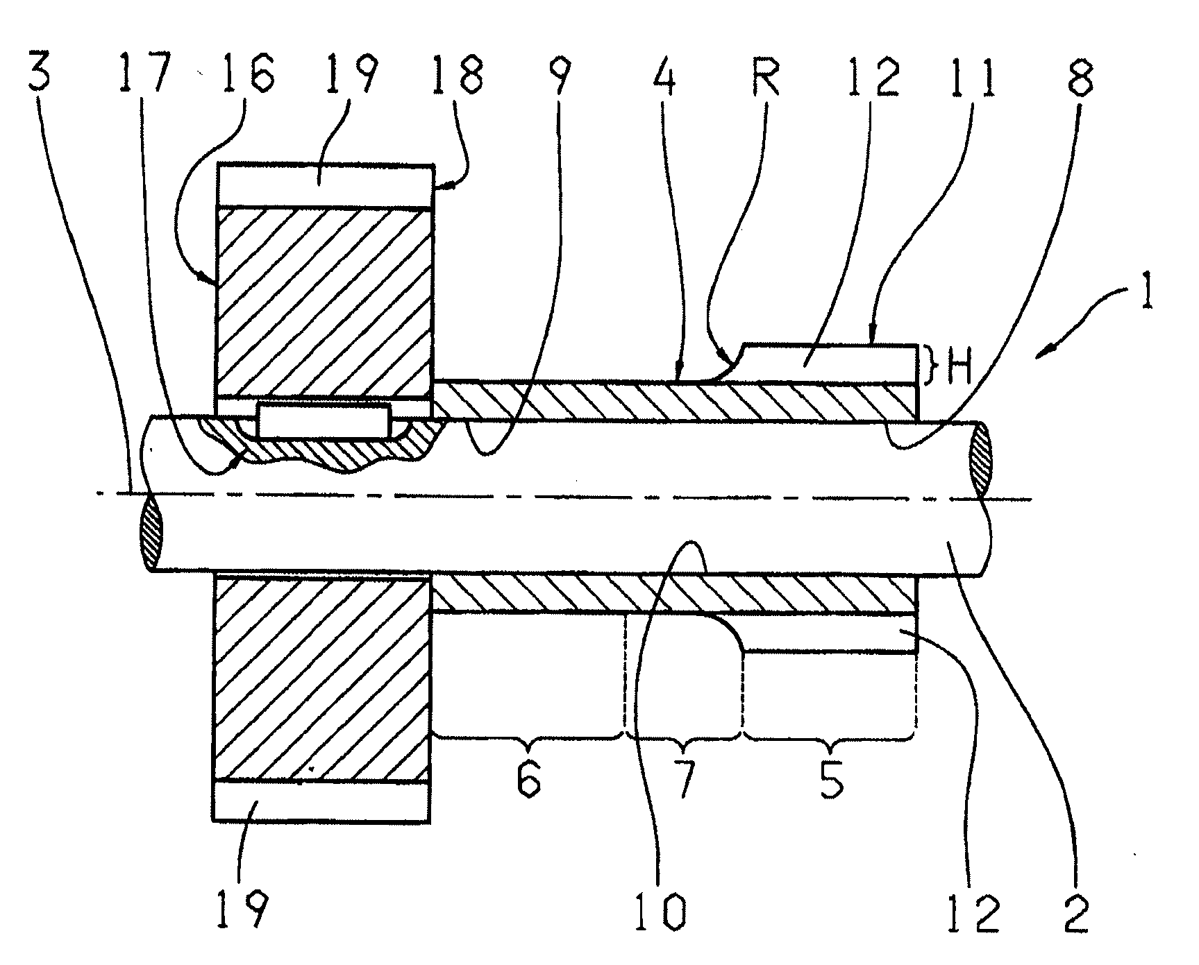 Shaft-gear connection