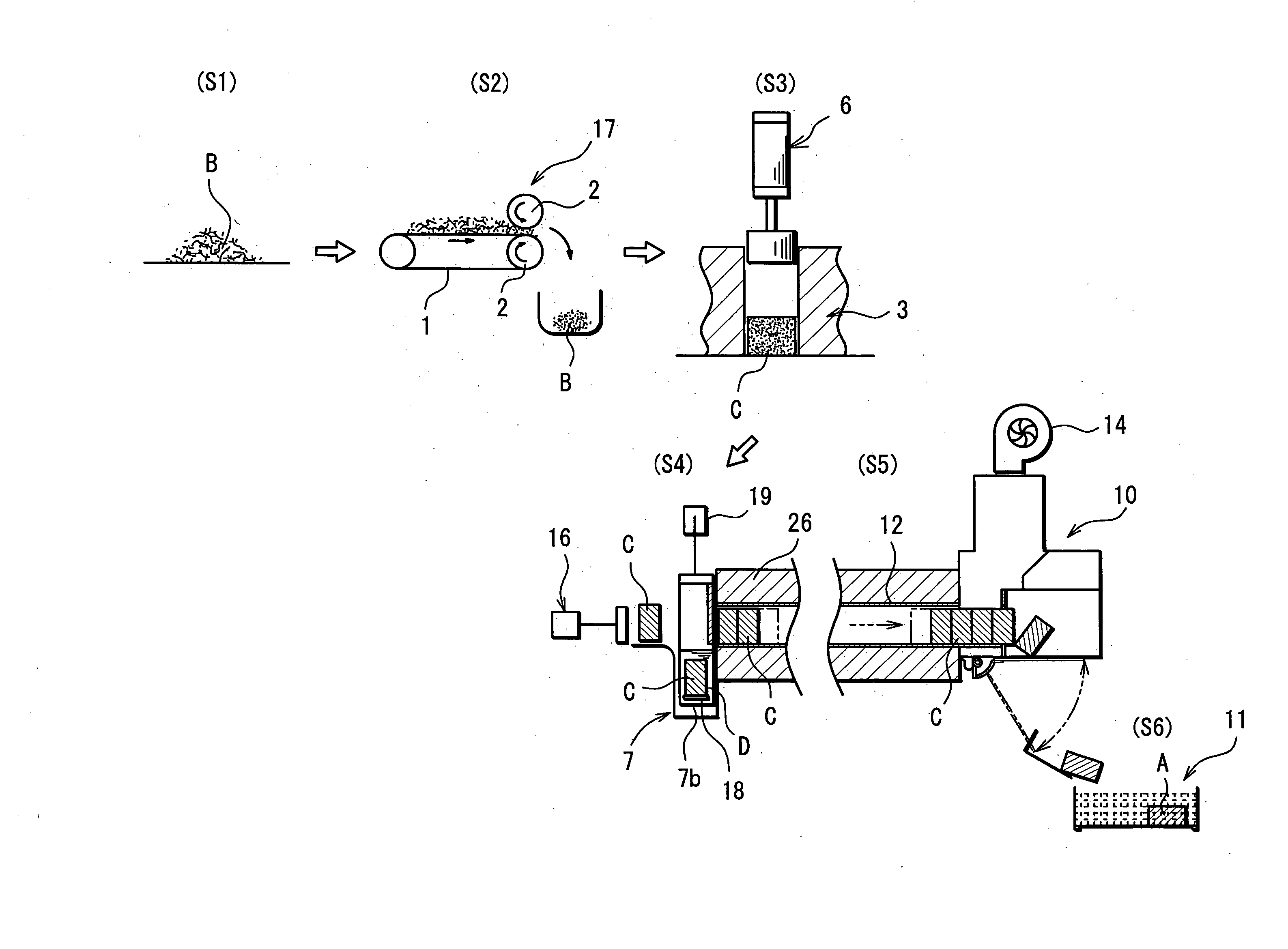 Manufacture Method of Briquette for Use as Metal Stock and Manufacturing Apparatus Thereof