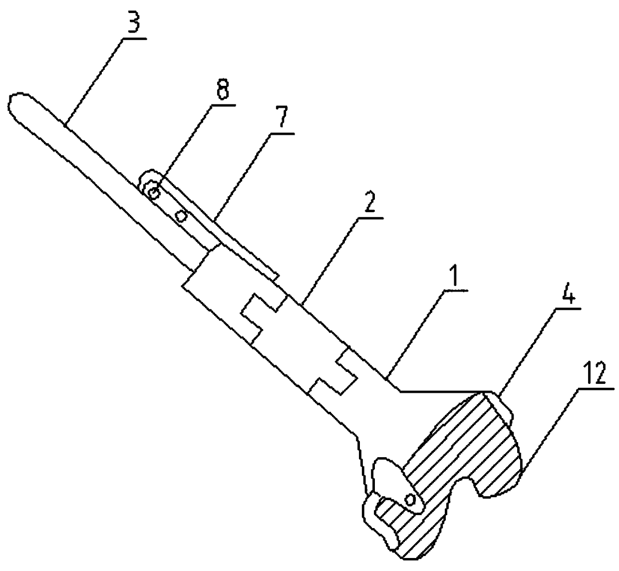 Composite tumor type knee joint prosthesis reserving epiphysis