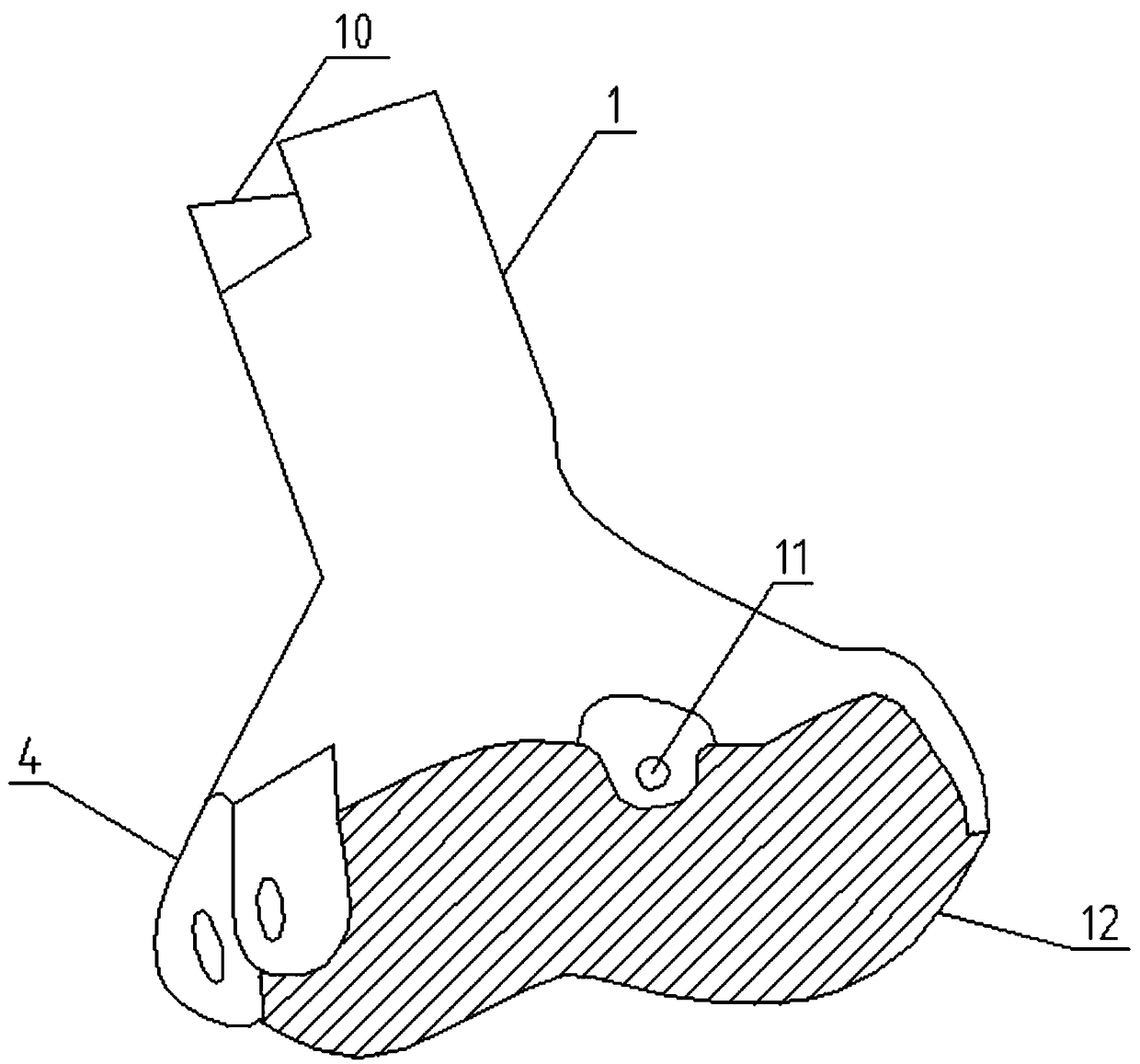 Composite tumor type knee joint prosthesis reserving epiphysis