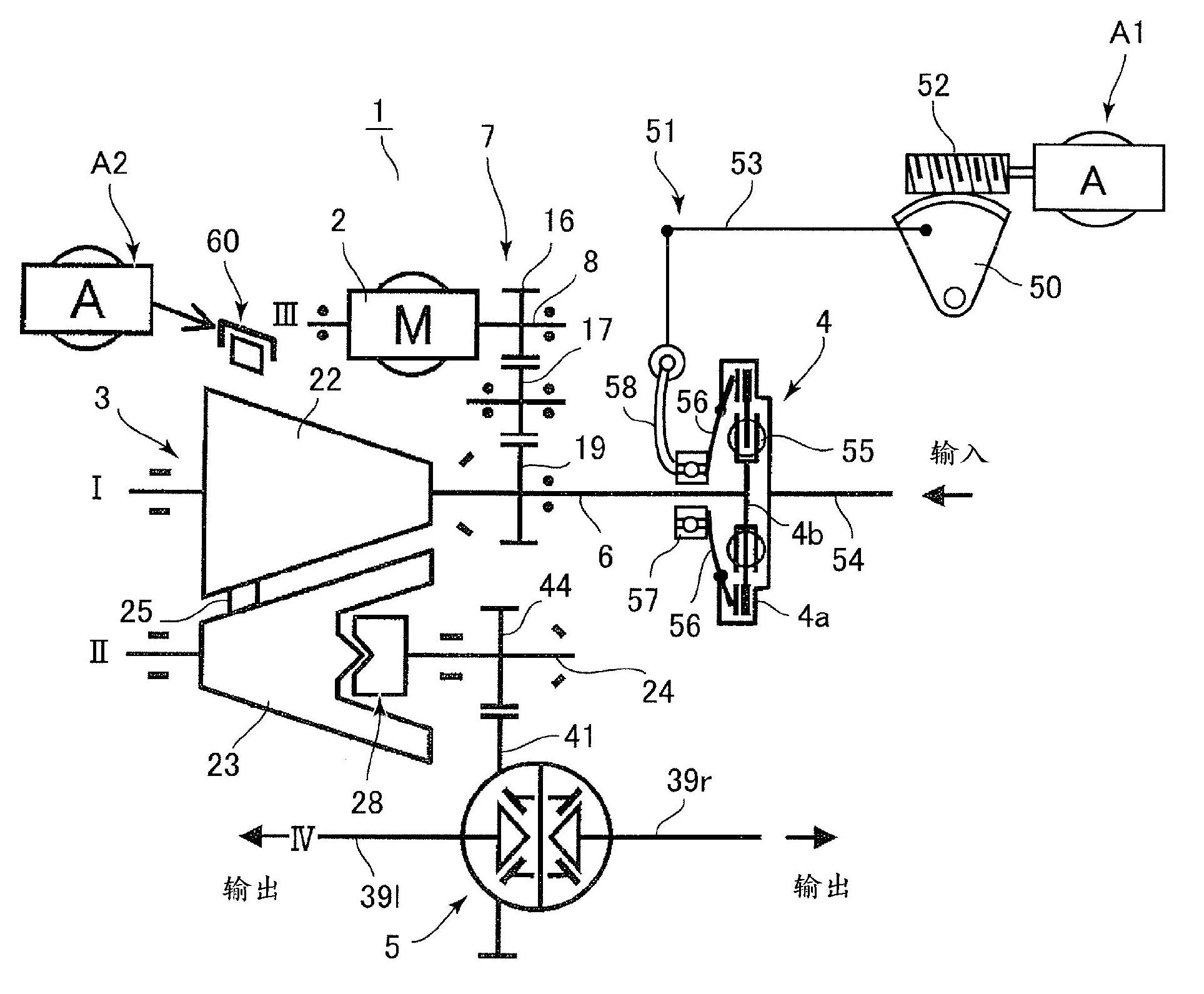 Hybrid drive device