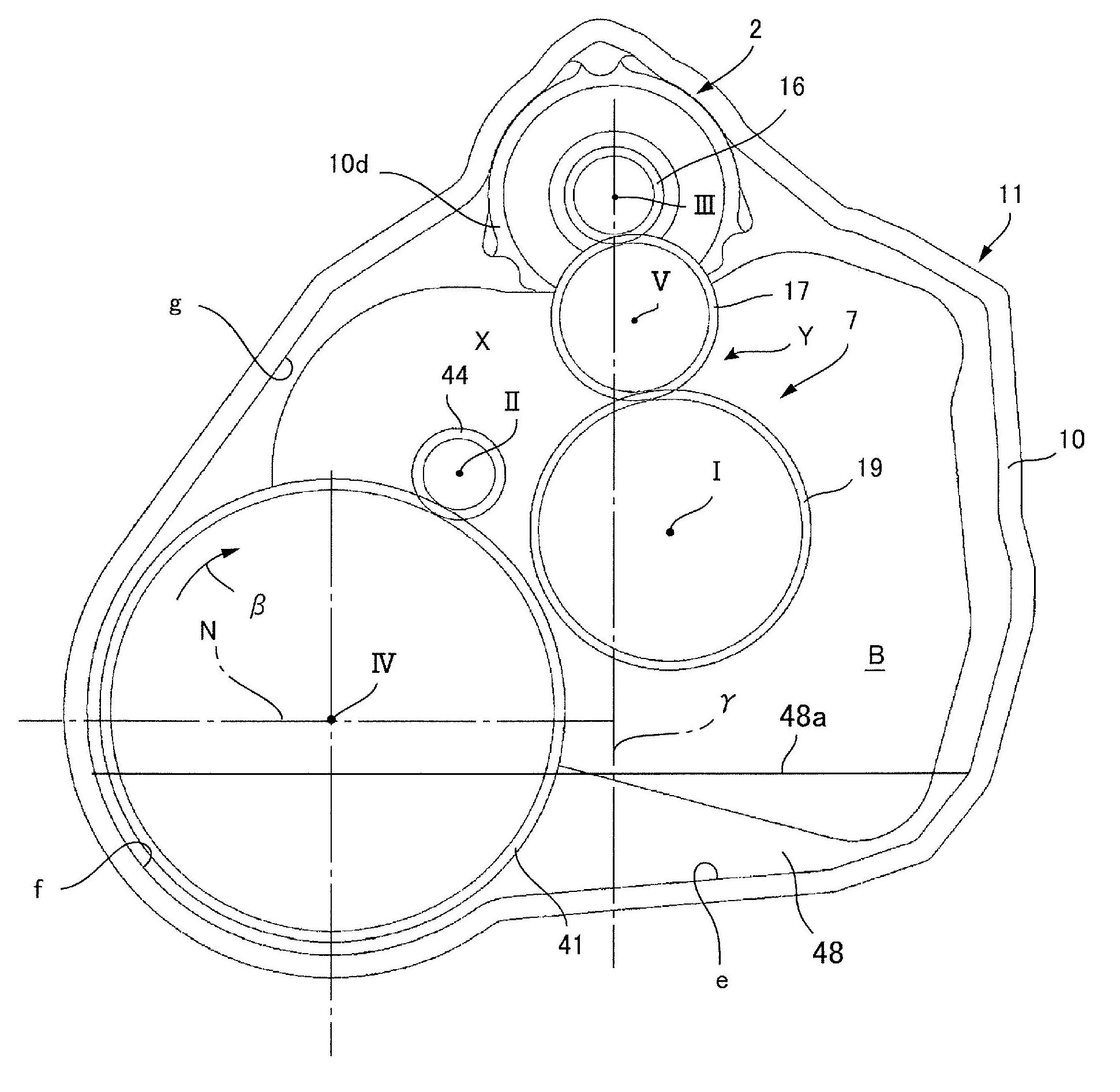 Hybrid drive device