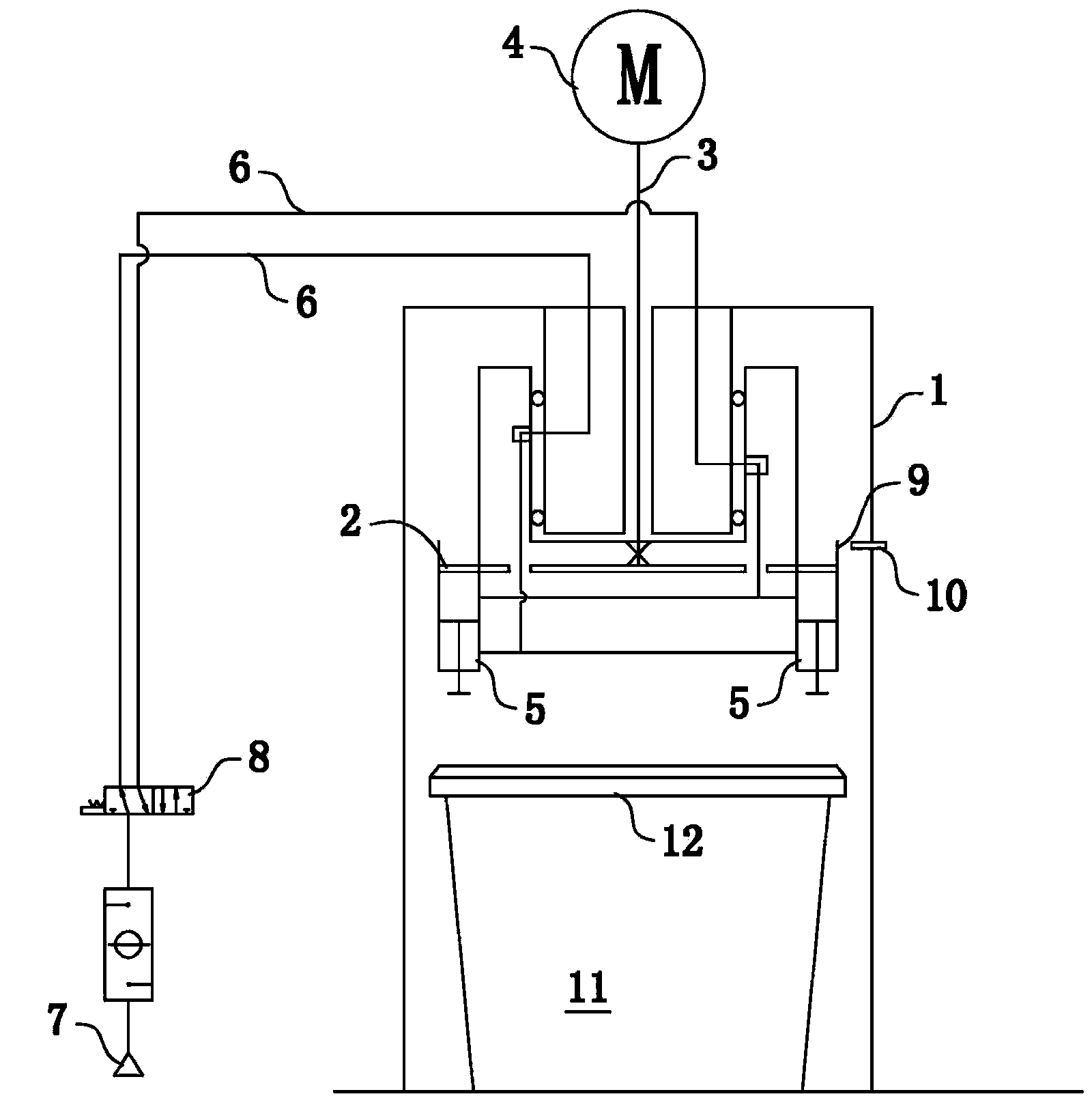 Automatic lid beating machine for sealing glue barrel