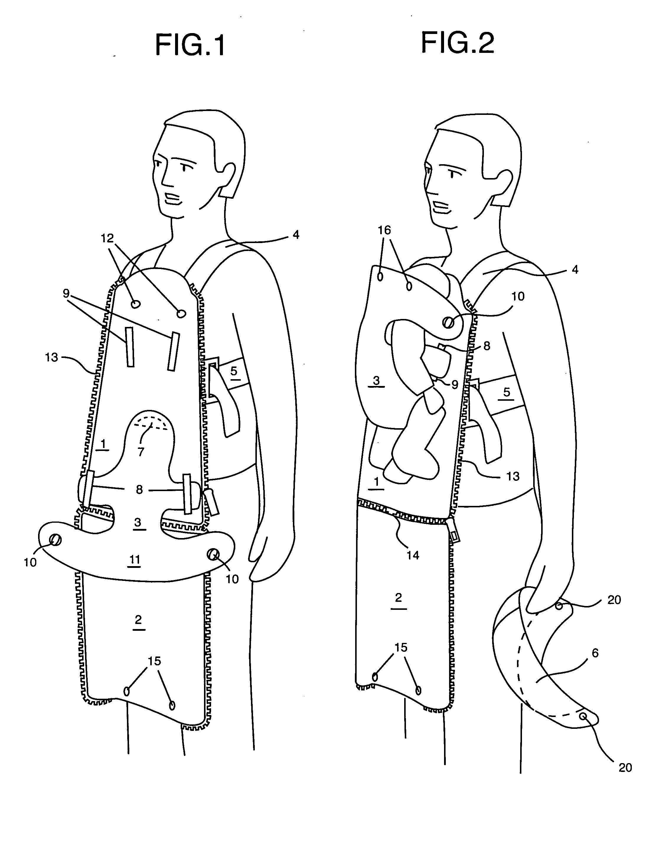 Baby carrier with enclosure system