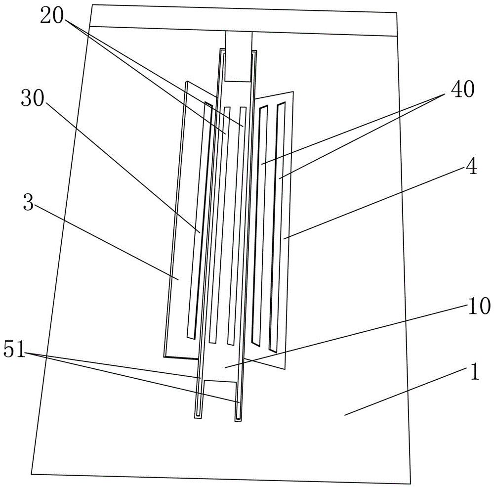 Inside pocket double-flap forming mold and use method