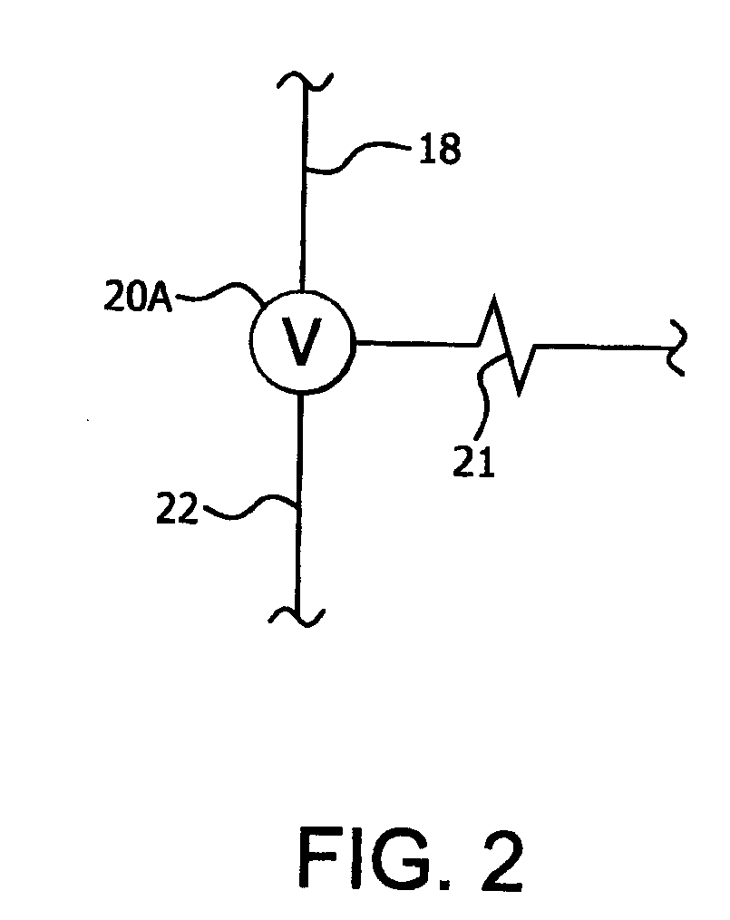 Method and equipment for selectively collecting process effluent