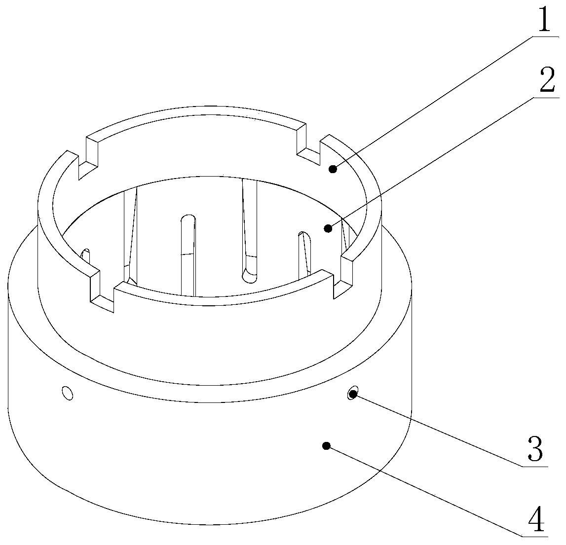 External tool bar vibration attenuation mechanism