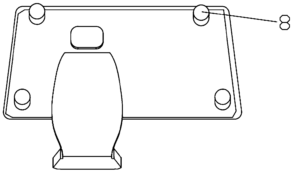 Automobile windshield anti-dazzle device not influencing vision of driver and method of automobile windshield anti-dazzle device