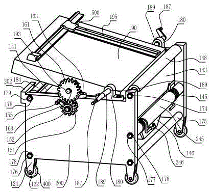 Toughened glass fragment test immobilization method