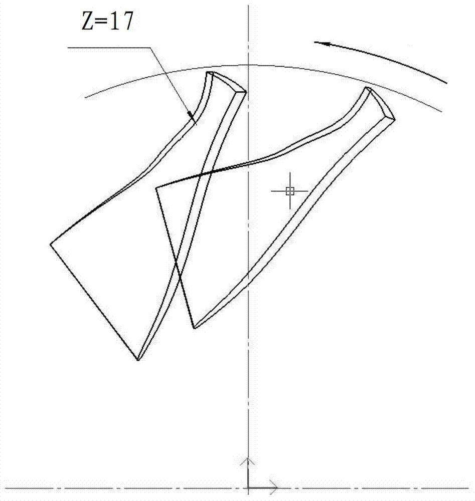 A model stage of mcl compressor and its design method