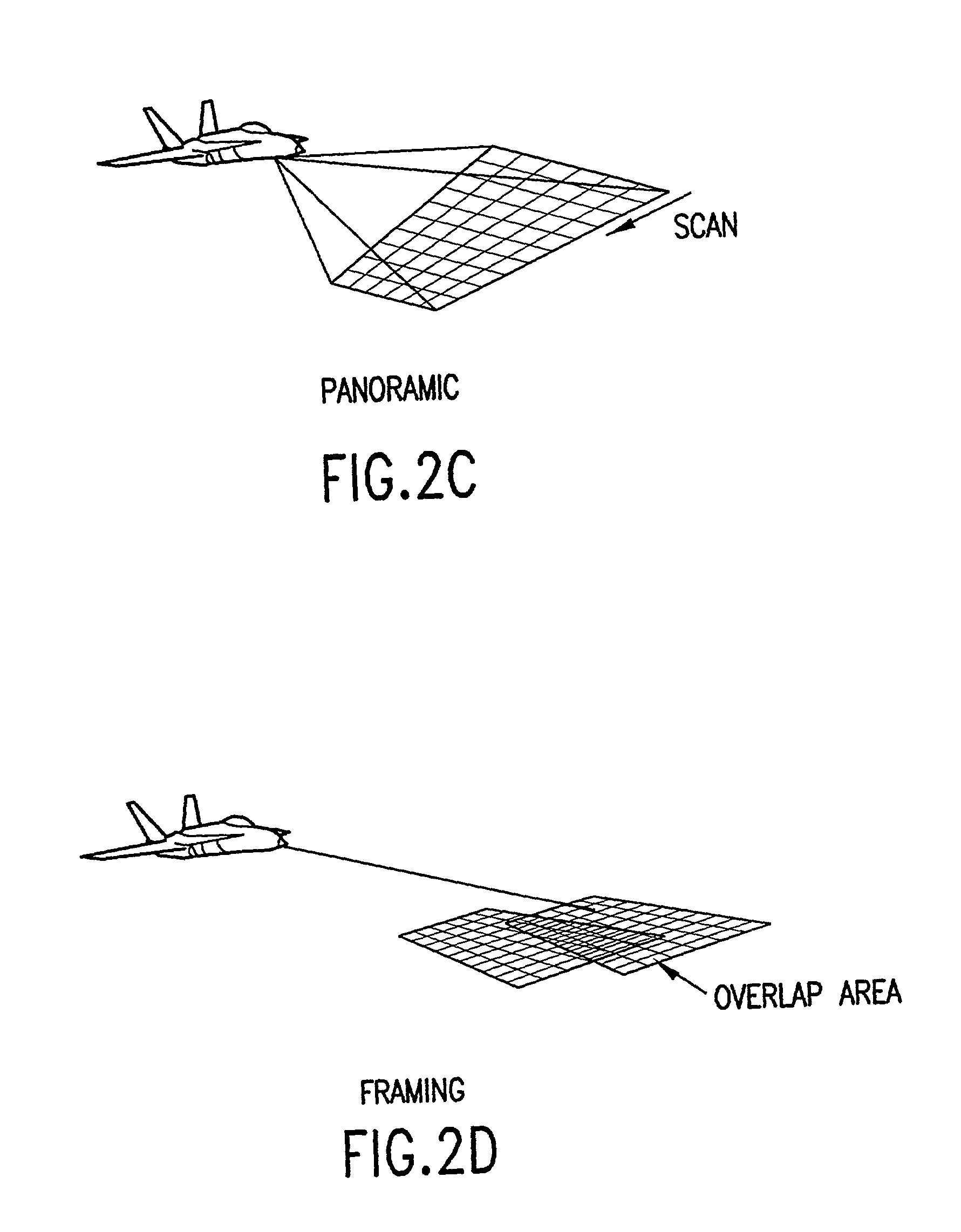 Electro-optical reconnaissance system with forward motion compensation