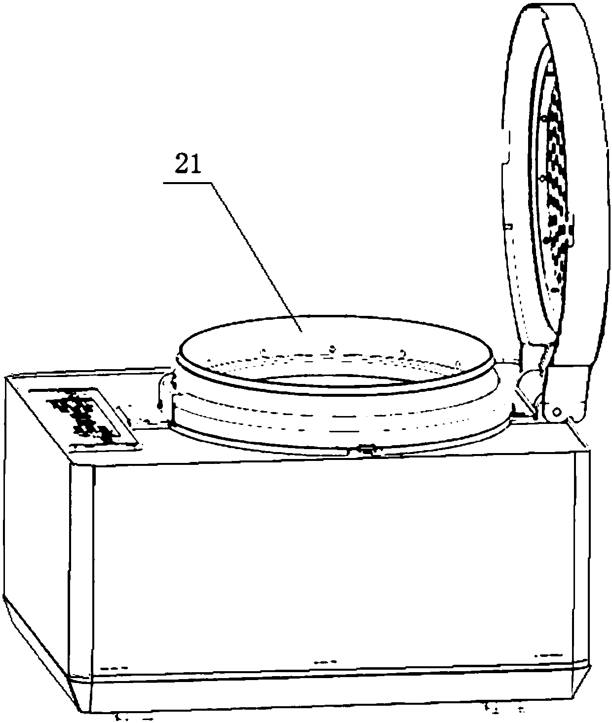 Improved novel anti-overflow pot