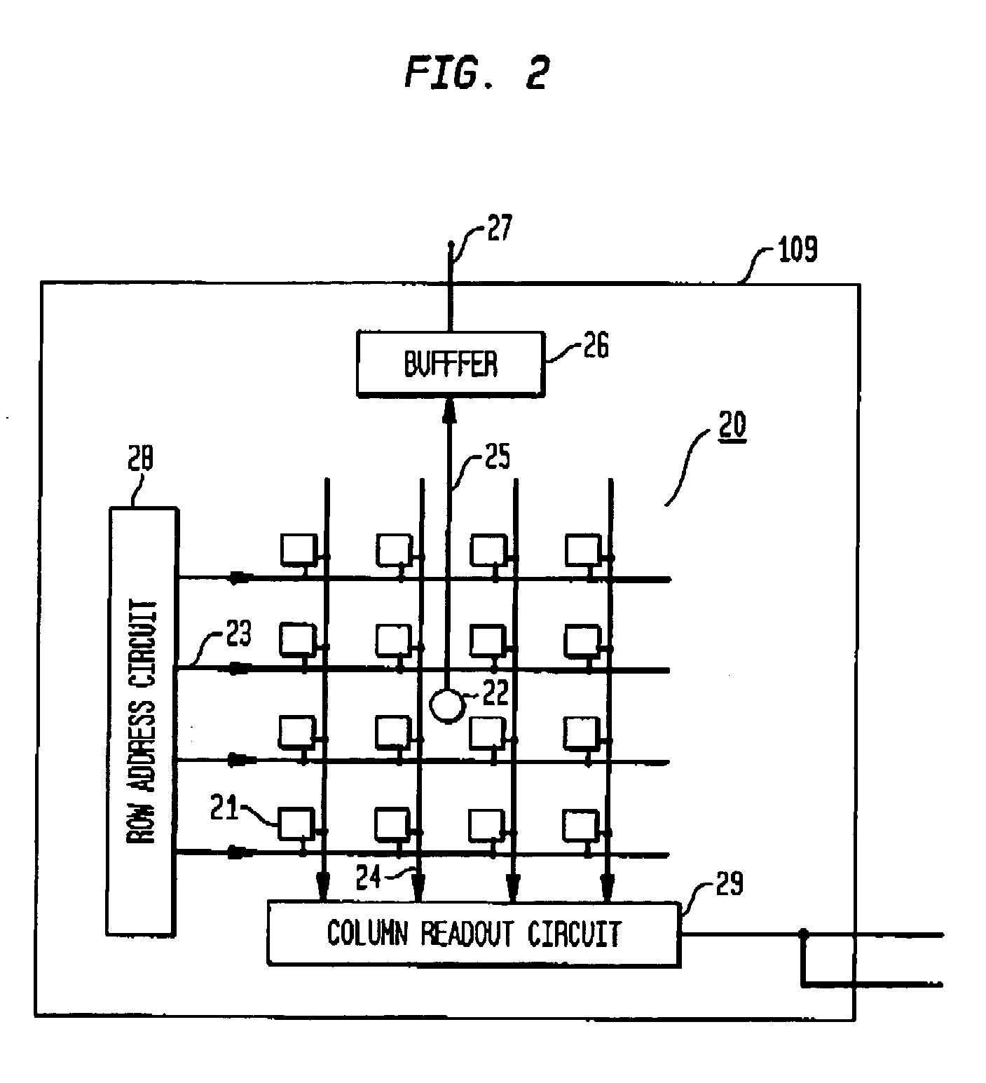 Optical receiver comprising a receiver photodetector integrated with an imaging array