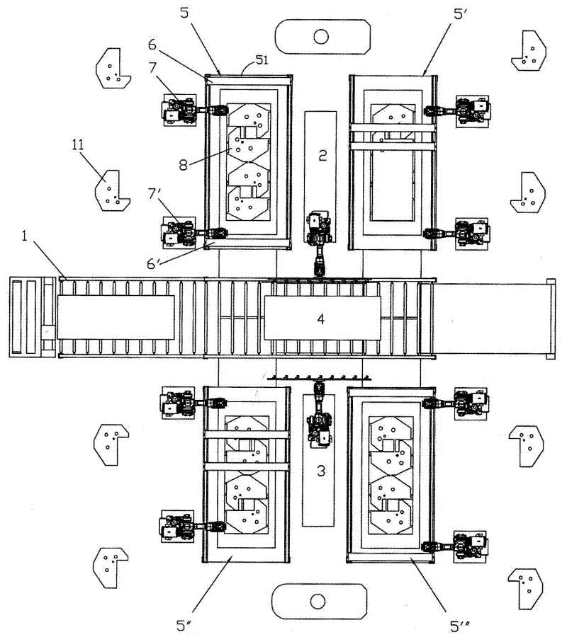 Blanking method and system for automobile plate