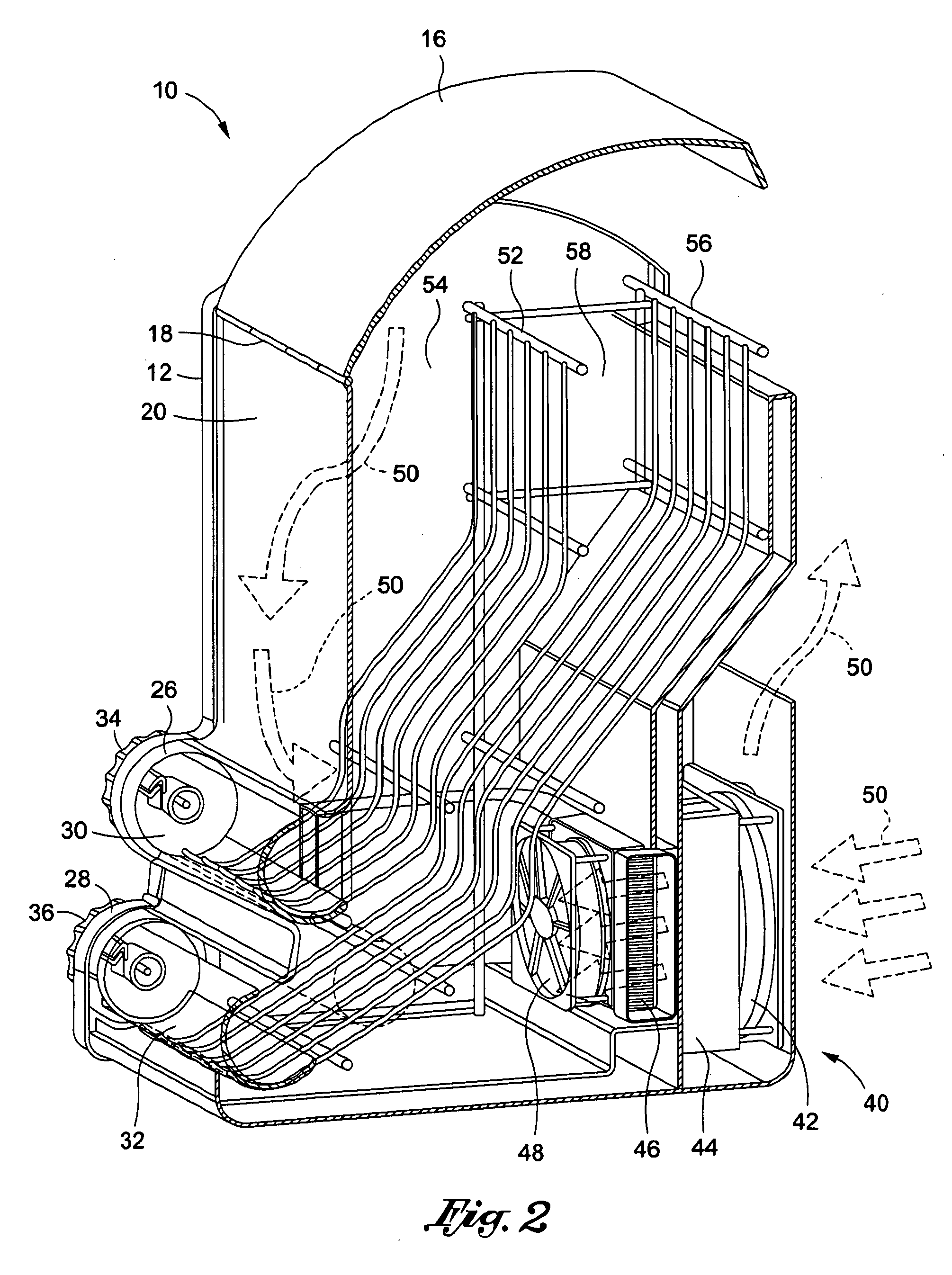 Compact countertop cooler