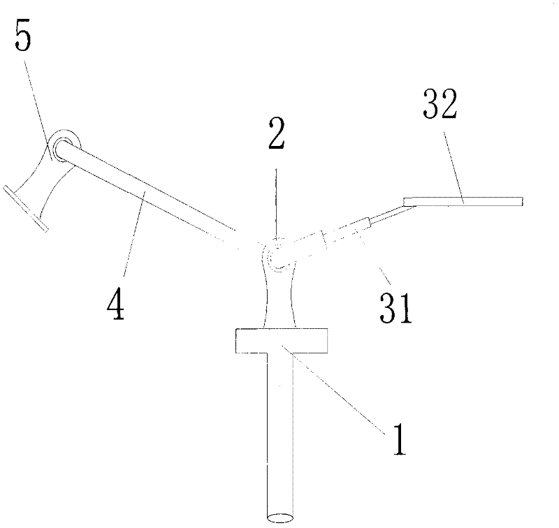 Anti-stranding device for joint combination scaffolding floating bed