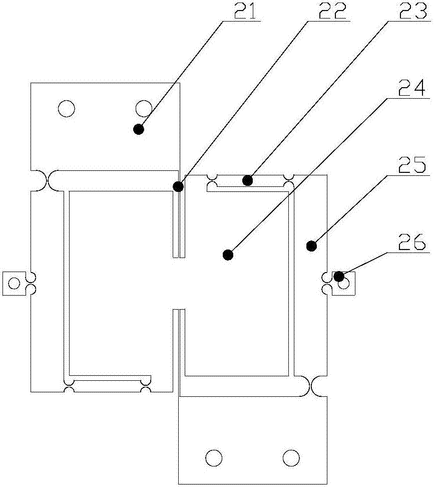 Single-driving type pure rotating and micro-positioning platform