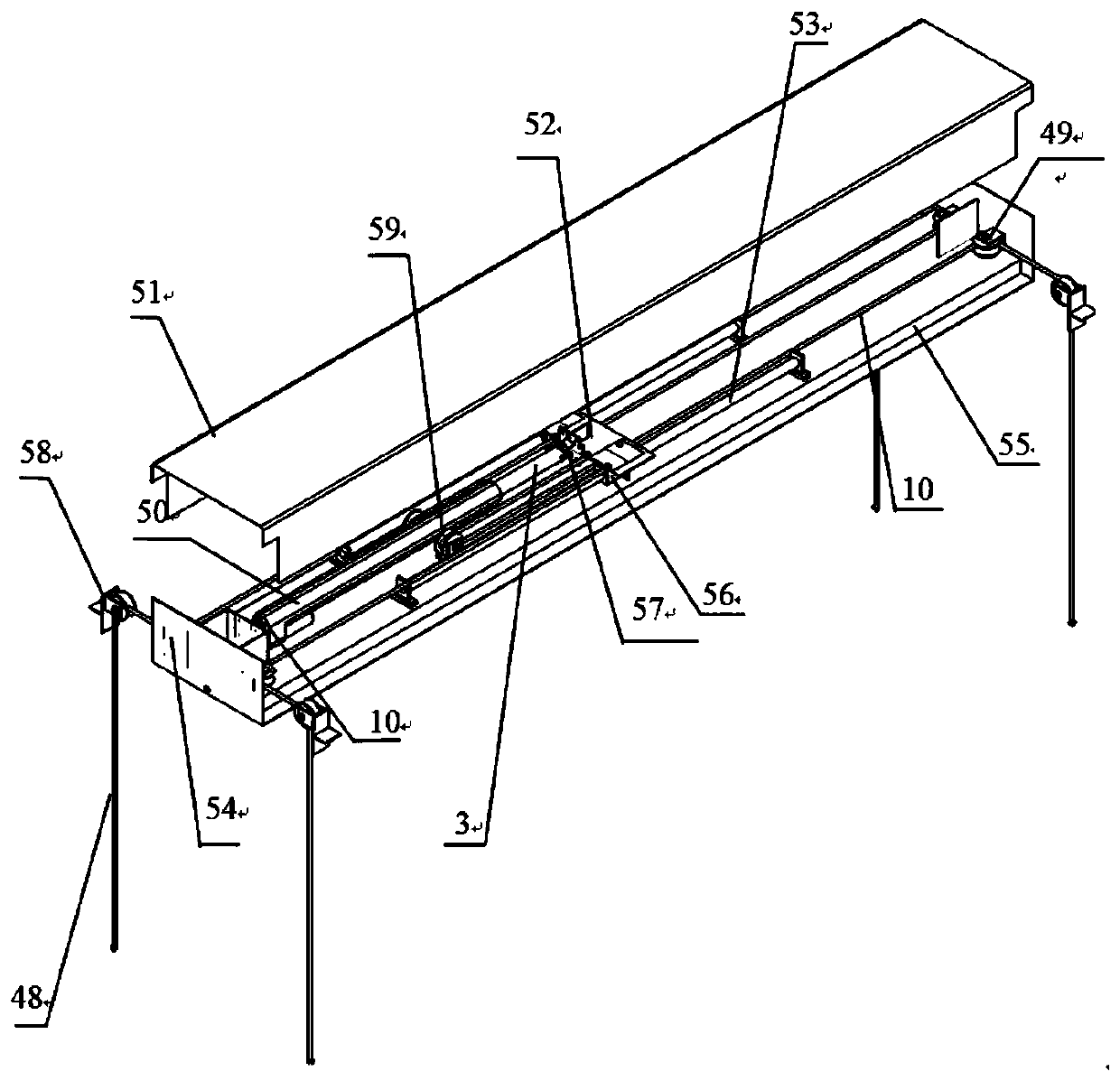 Bedstead type moxibustion device