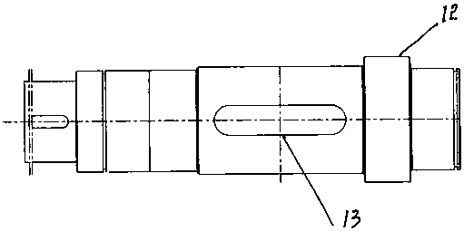 Bearing box on European type crane