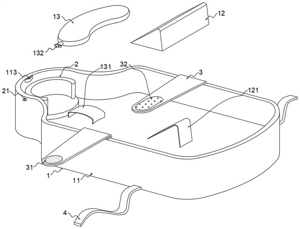 Inflatable mattress for premature infant body position management