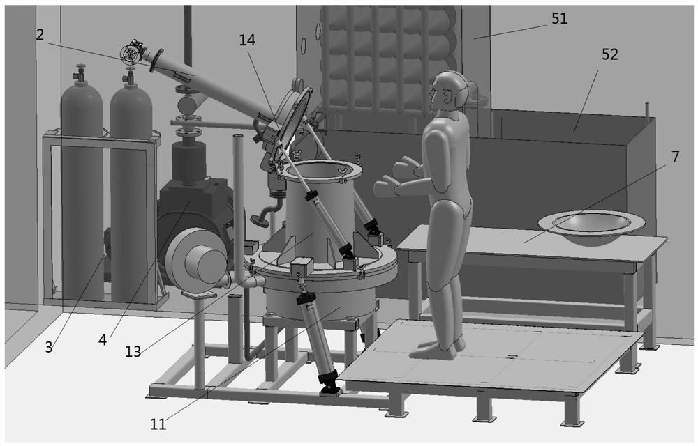 Magnesium alloy chip vacuum frit system