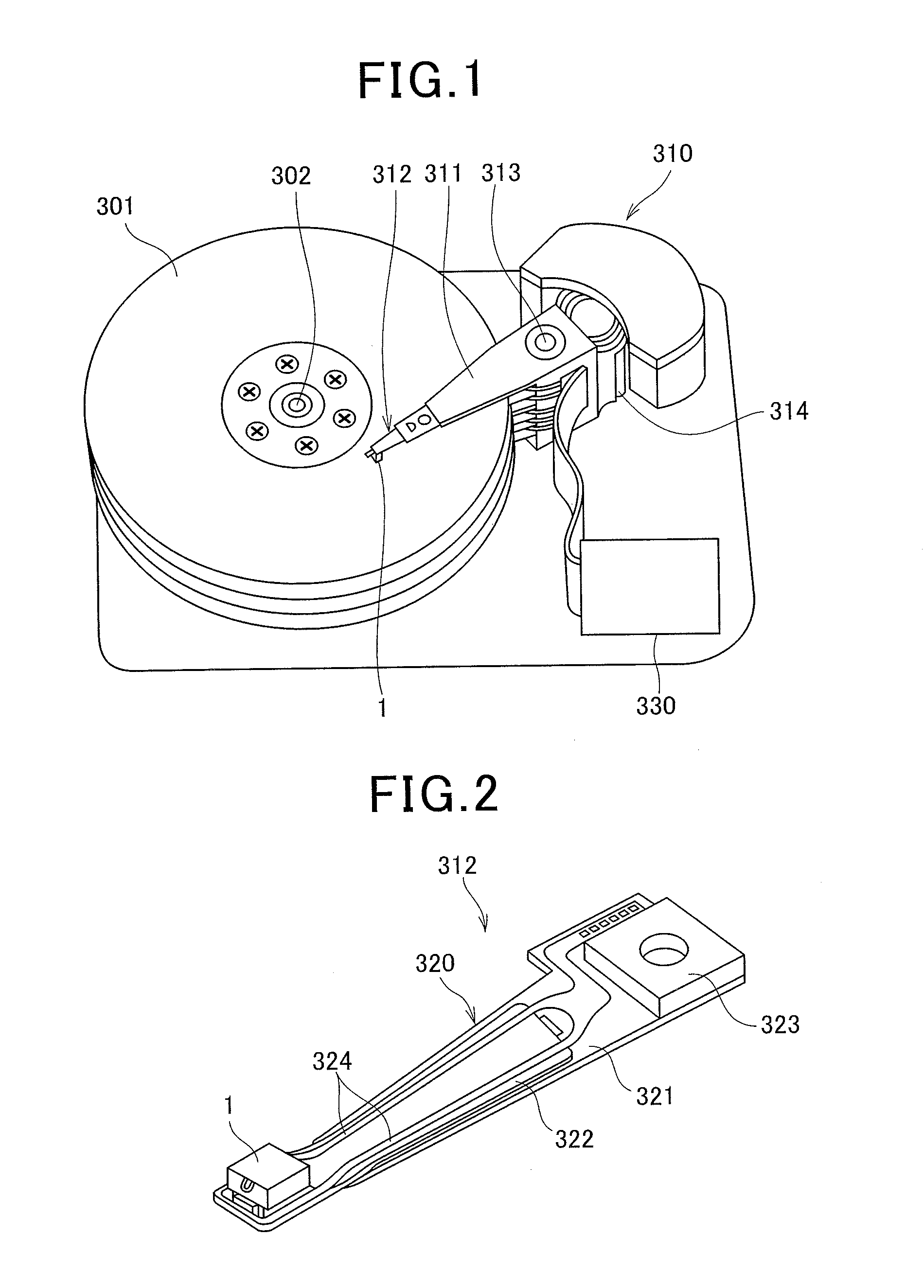 Method of setting flying height and flying height setting device